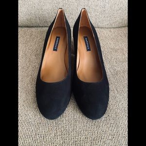 Margaux Black Suede Leather “The Heel” Pumps  EUR 40.5 US Size 10 NWOT NO BOX.